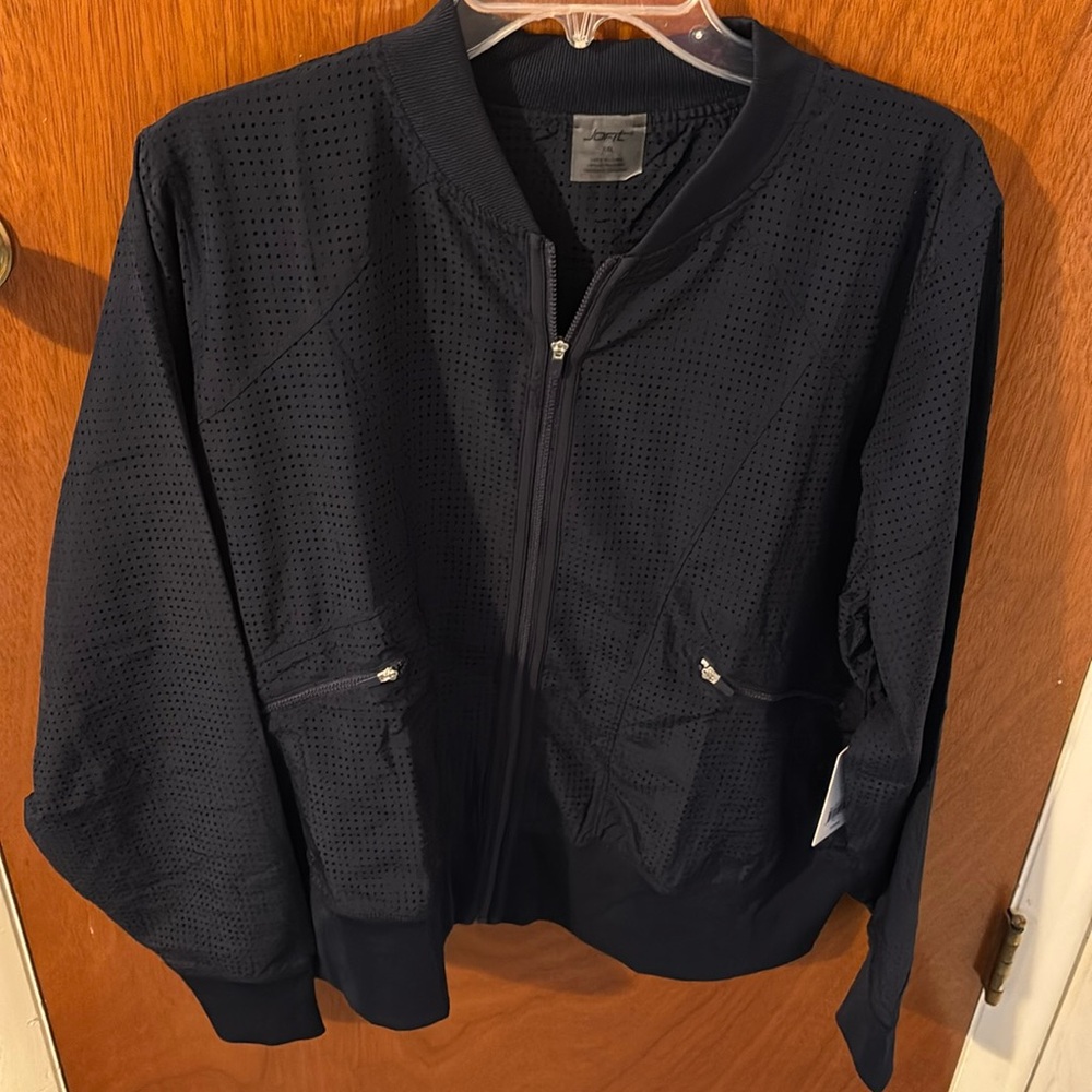 NWT Jofit navy blue lightweight full zipper jacket Size XXL